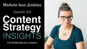podcast cover art for interview with Michele Ann Jenkins, expert on taxonomy, ontology, and semantics